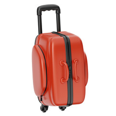3D Red Travel Luggage