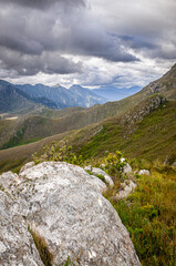dramatic mountains rocky peaks