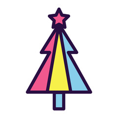 Christmas Tree Icon Clipart