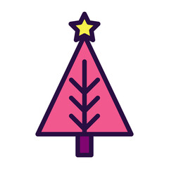 Christmas Tree Icon Clipart