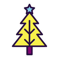 Christmas Tree Icon Clipart