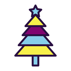 Christmas Tree Icon Clipart