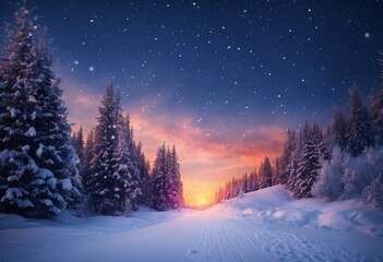 Fototapeta premium Winter vibes mockup background copy space