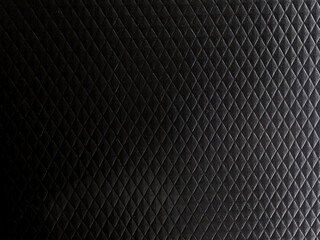 Black Leather Wall Texture for Background.