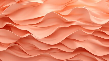 abstract 3d paper texture in peach fuzz