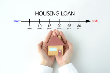 住宅ローンの期間・返済計画イメージ