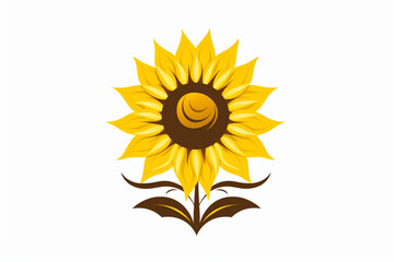 sunflower vector illustration