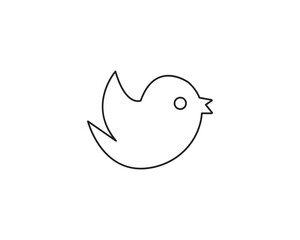 Bird dove wildlife icon vector symbol design illustration