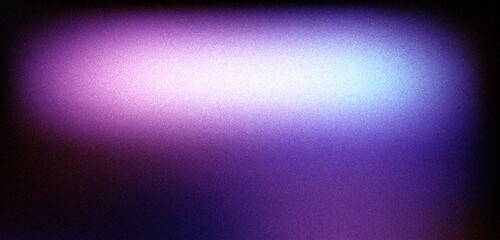 Purple Black Pink gradient grunge noisy backdrop. Dark Banner with grainy texture effect.