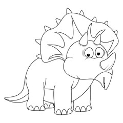 coloring dinosaur animal cartoon