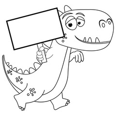 coloring dinosaur animal cartoon