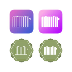 Heat Radiator Vector Icon
