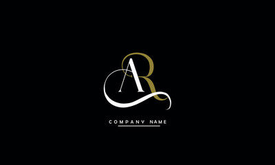 AR, RA, A, R Abstract Letters Logo Monogram