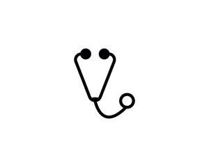 Stethoscope icon vector symbol design illustration