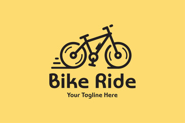 Bike Logo, Bike Ride Logo, Cycle Logo Cycling Logo Bike Ride Logo Design Vector Illustration Template