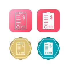 Dollar Bills Vector Icon