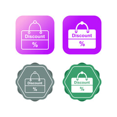 Discount Vector Icon