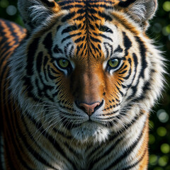 Naklejka premium Portrait of a tiger