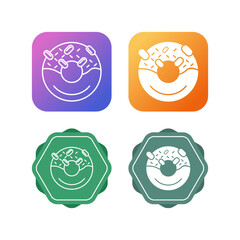 Doughnut Vector Icon