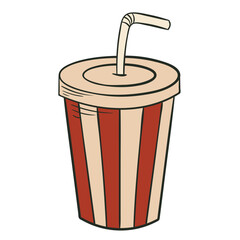 Cinema Illustration Drink