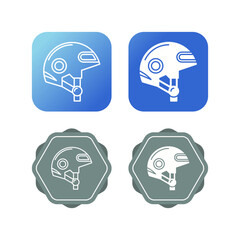 Helmet Vector Icon