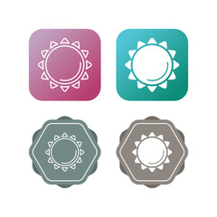Sun Vector Icon