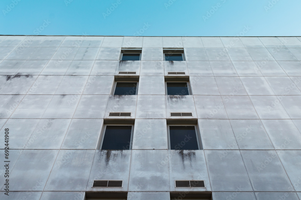 Leinwandbilder Abstract architecture. Office building with windows.
