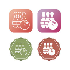 Bowling Vector Icon