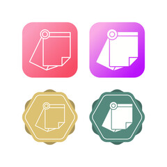 Sticky Note Vector Icon