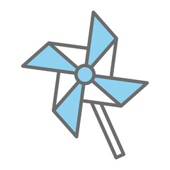 Toy Mill Icon Vector On Trendy Design