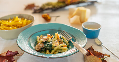 pasta with salmon