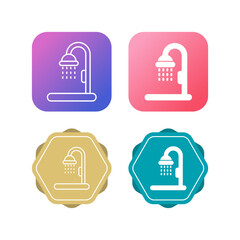 Shower Vector Icon