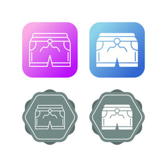 Shorts Vector Icon