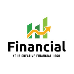 Simple Financial and investment Logo designs concept vector, Modern Finance logo designs isolated on white background