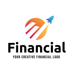 Simple Financial and investment Logo designs concept vector, Modern Finance logo designs isolated on white background