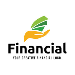 Simple Financial and investment Logo designs concept vector, Modern Finance logo designs isolated on white background