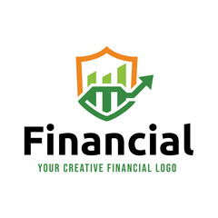 Simple Financial and investment Logo designs concept vector, Modern Finance logo designs isolated on white background