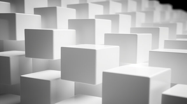 abstract 3d cubes HD 8K wallpaper Stock Photographic Image 