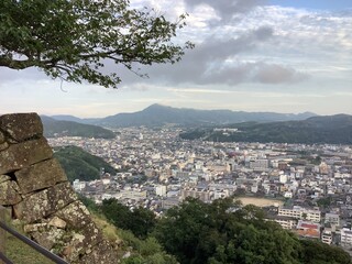 A view of Sumoto city from Mt. Mikuma on Awaji Island