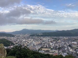 A view of Sumoto city from Mt. Mikuma on Awaji Island