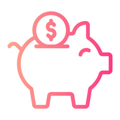 savings gradient icon