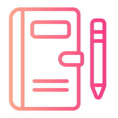 diary gradient icon