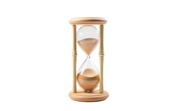 Egg Timer On Isolated Background