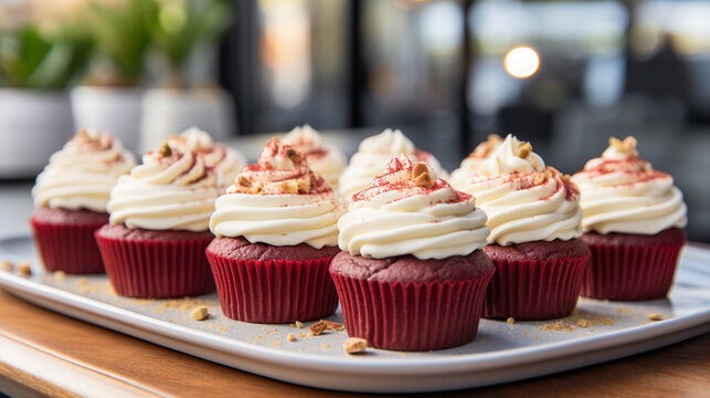 cupcake with icing HD 8K wallpaper Stock Photographic Image 