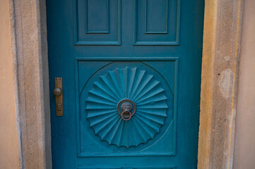 Prague, Czech Republic - September 27, 2023 - Panoramic view of Prague and the surrounding area while walking on Vysehrad.