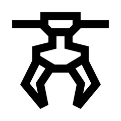 Robotic Arm Outline Icon