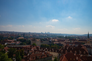 Prague, Czech Republic - September 28, 2023 - A walk through the city of Prague old town and surrounding streets.