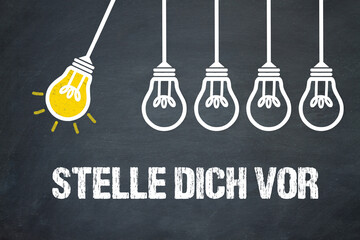 Fototapeta premium Stelle dich vor 