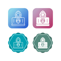 Hacker Vector Icon