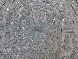 Steel floors with beautiful patterns are artistic and unique